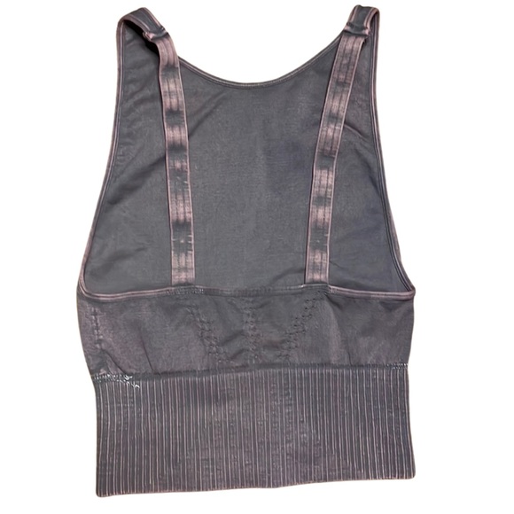 Free People Movement Biker Baby Short/ Good Karma High-Neck Crop size XS/S - Picture 10 of 11